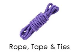Ropes, Tape, and Ties Bondage Sub Category Page